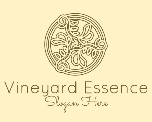 Vineyard Celtic Ornament  logo design