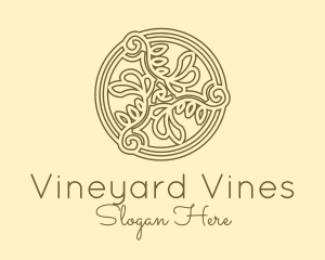 Vineyard Celtic Ornament  logo design