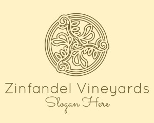 Vineyard Celtic Ornament  logo design