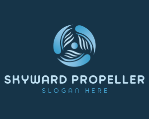 Propeller Air Conditioning logo design