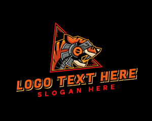 Saber Tooth - Tiger Predator Gaming logo design