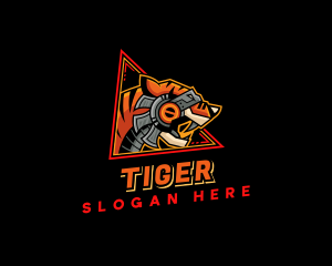 Tiger Predator Gaming logo design