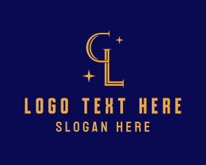 Financial - Elegant Luxury Sparkle logo design