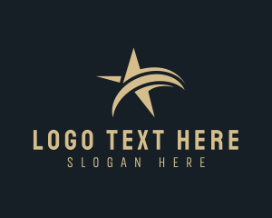 Event Planner - Art Studio Swoosh Star logo design