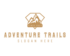 Mountain Summit Hike logo design