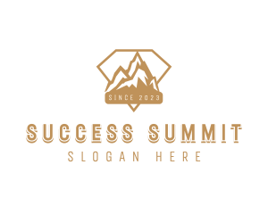 Mountain Summit Hike logo design