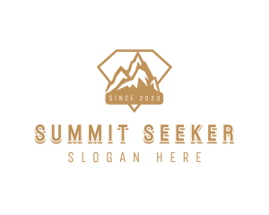 Mountain Summit Hike logo design