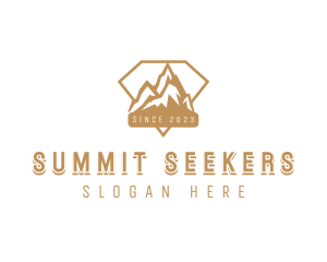 Mountain Summit Hike logo design