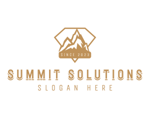 Mountain Summit Hike logo design