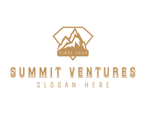 Mountain Summit Hike logo design