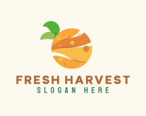 Fresh Slice Fruit logo design