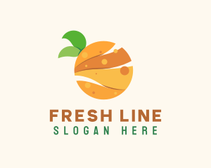 Fresh Slice Fruit logo design