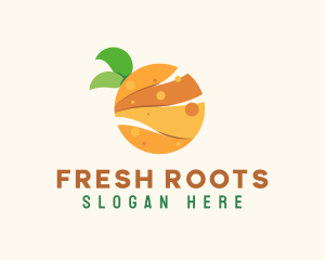 Fresh Slice Fruit logo design