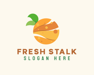 Fresh Slice Fruit logo design