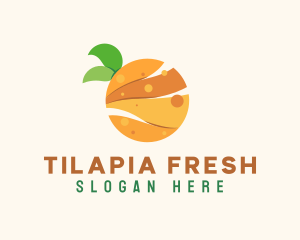 Fresh Slice Fruit logo design