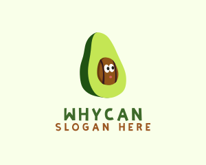 Vegan Avocado Fruit Logo