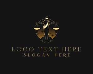 Court - Law Scale Justice logo design