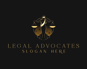 Law Scale Justice logo design