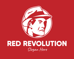 Red Man Hat logo design