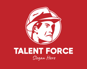 Workforce - Red Man Hat logo design