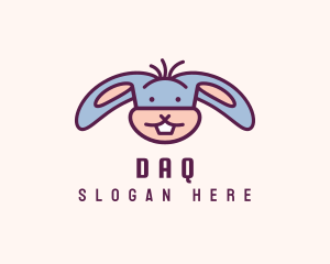 Funny Cartoon Rabbit Logo