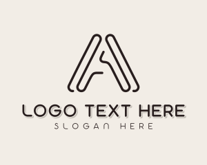 Curvy - Generic Agency Letter A logo design
