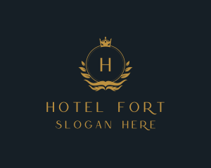 Elegant Shield Hotel logo design