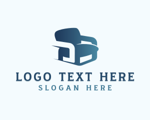 Home Staging - Sofa Armchair Furniture logo design
