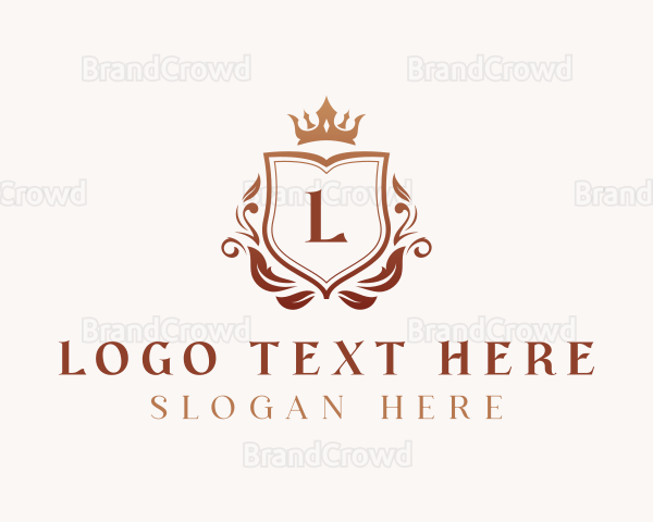 Luxury Hotel Crown Shield Logo