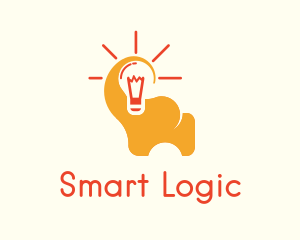 Logic - Elephant Light Bulb logo design