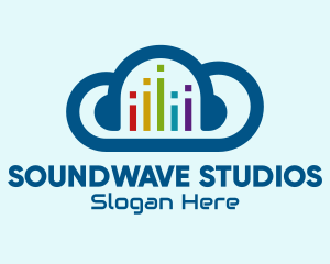 Album - Digital Music Cloud logo design