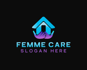 Home Hand Care logo design