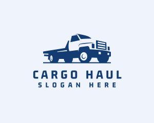 Flatbed - Flatbed Truck Cargo logo design