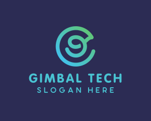 Digital Tech Letter G logo design