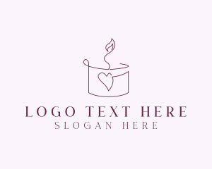 Scented - Candle Wax Decor logo design