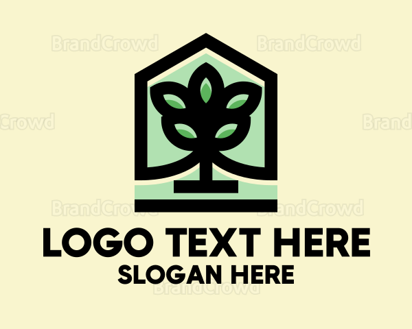 Minimalist Landscape Tree Logo