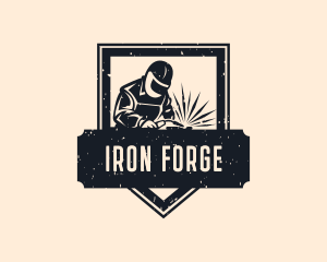 Rustic Welding Ironwork  logo design