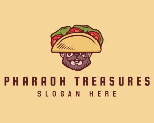 Taco Beard Sombrero logo design