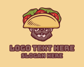 Caterer - Taco Sombrero Mascot logo design
