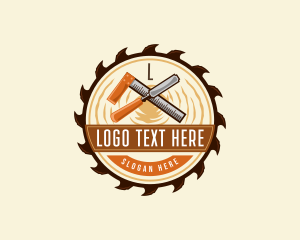 Joinery - Lumber Sawmill Woodworking logo design