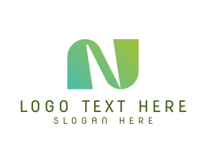 Letter N - Modern Creative Digital Letter N logo design