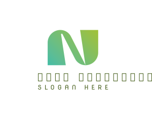 Modern Creative Digital Letter N Logo