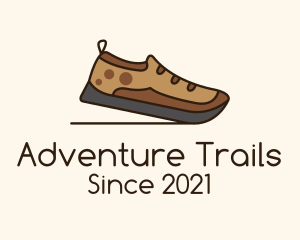 Brown Trail Shoe logo design