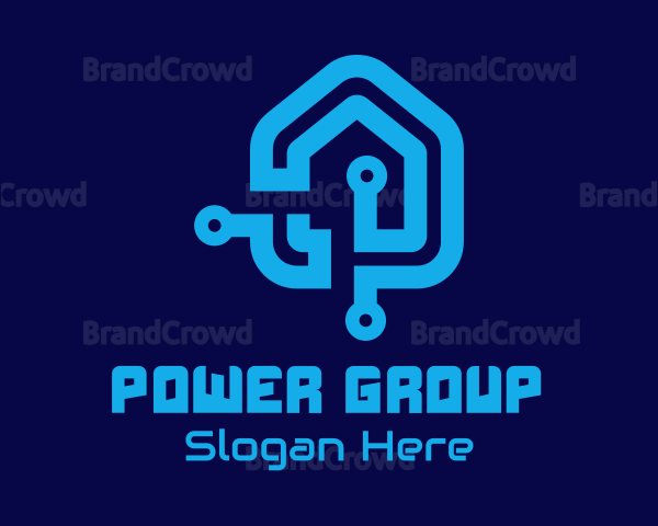 Blue House Circuit Logo