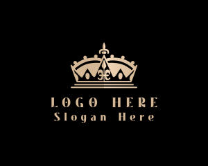 Beauty Queen Pageant Crown Logo