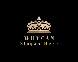 Beauty Queen Pageant Crown Logo