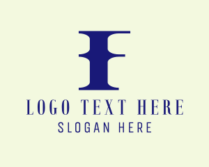 Modern Professional Letter F logo design