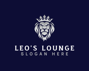 Leo - Royal Lion Crown logo design