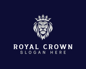 Royal Lion Crown logo design