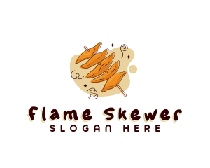 Filipino Kikiam Snack logo design